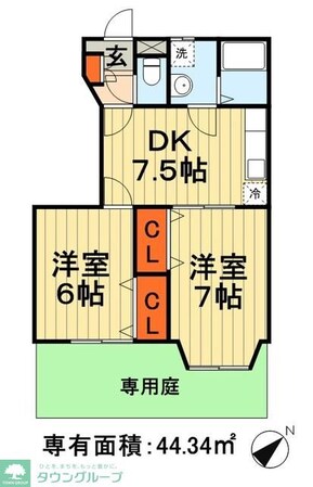 ドエルフォーラム五番館の物件間取画像